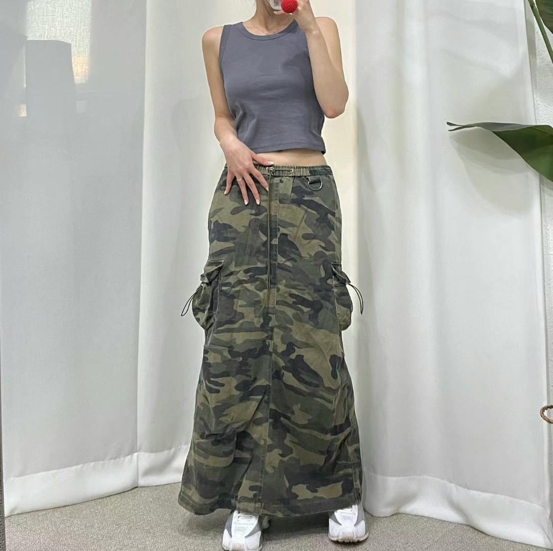 GANJI-간지-T東大門㊣實拍女裝新品推薦時尚25春夏職業長裙GANJI-ot長裙
