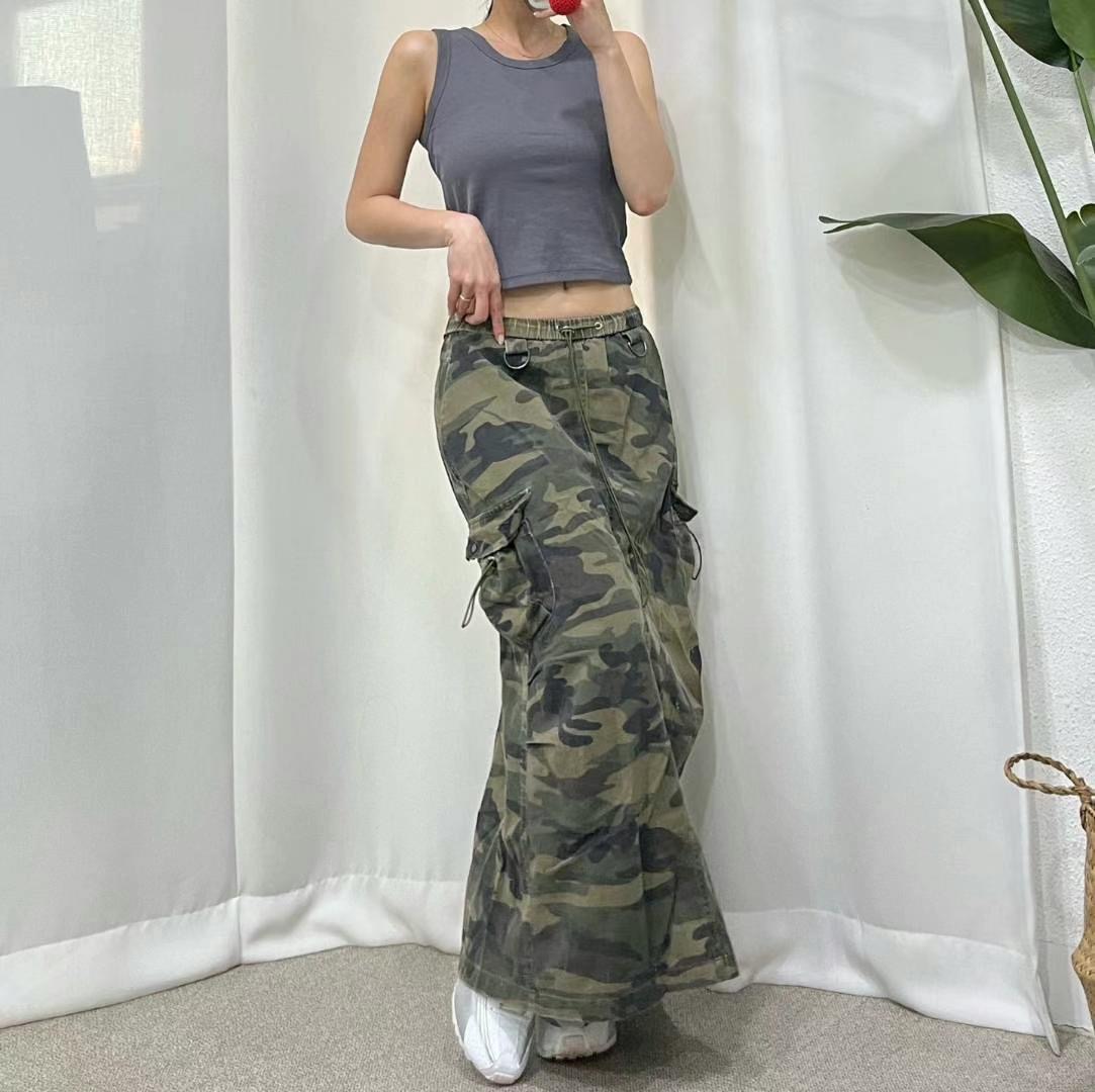 GANJI-간지-T東大門㊣實拍女裝新品推薦時尚25春夏職業長裙GANJI-ot長裙