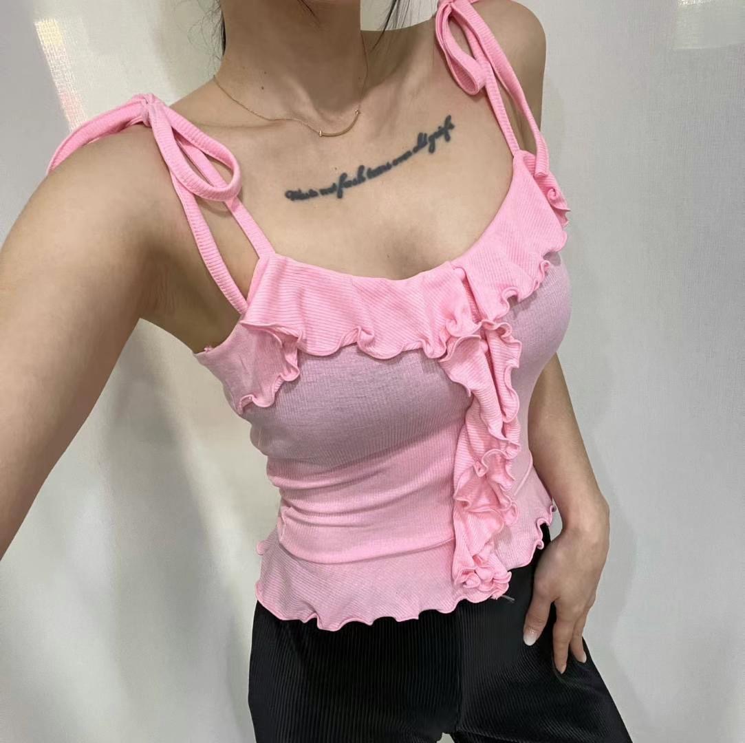 GANJI-간지-T東大門㊣實拍女裝新品人氣休閑熱賣吊帶背心GANJI-ot吊帶/背心