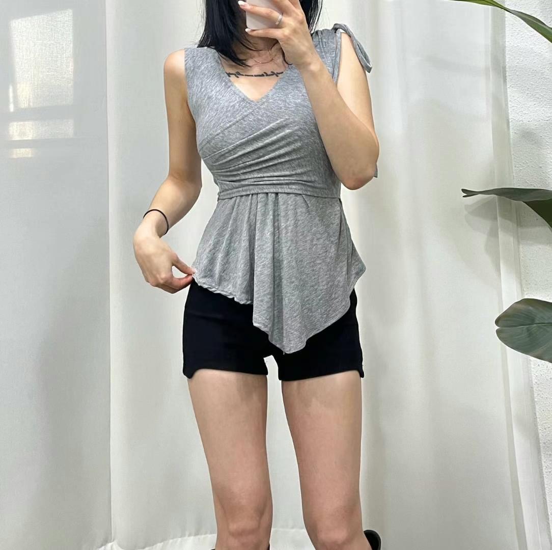 GANJI-간지-T東大門㊣實拍女士新款25春夏人氣時尚吊帶背心GANJI-ot吊帶/背心