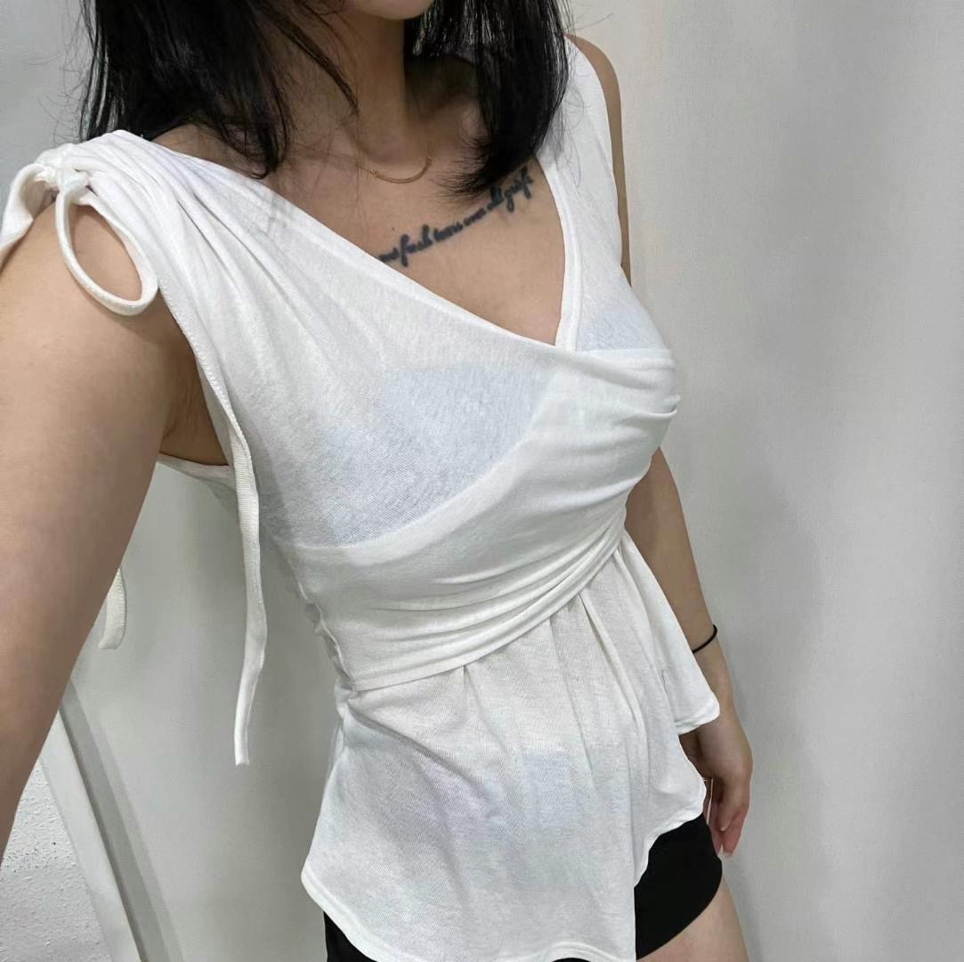 GANJI-간지-T東大門㊣實拍女士新款25春夏人氣時尚吊帶背心GANJI-ot吊帶/背心圖色3