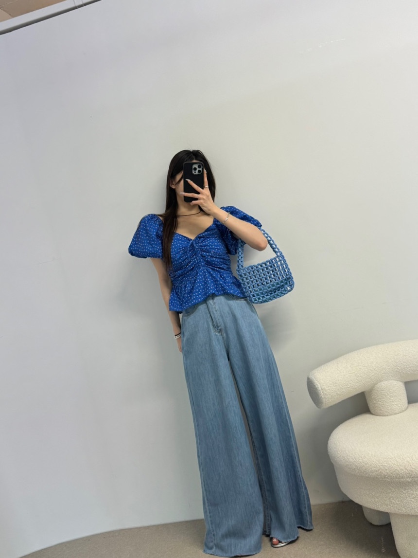 J.RITZY東大門㊣實拍女士新品25春夏人氣時尚熱賣襯衫蕾絲衫J.RITZY襯衫/蕾絲衫