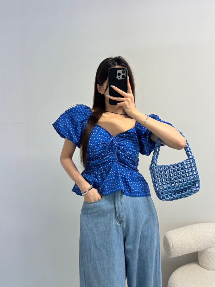 J.RITZY東大門㊣實拍女士新品25春夏人氣時尚熱賣襯衫蕾絲衫J.RITZY襯衫/蕾絲衫