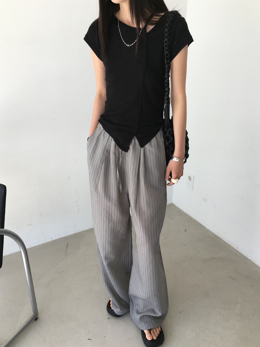 MONDAYMORING東大門㊣代購女士新款25春夏休閑熱賣推薦職業T恤MONDAYMORINGT恤