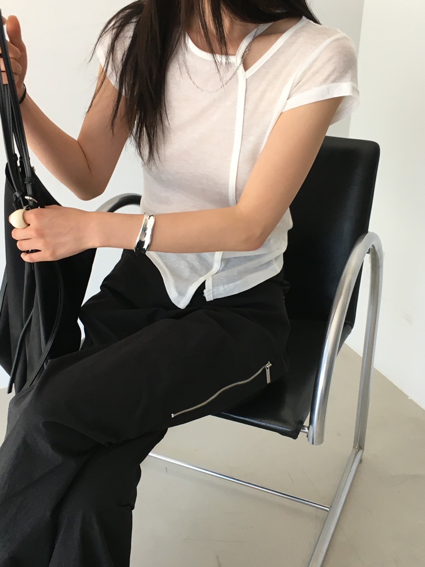 MONDAYMORING東大門㊣代購女士新款25春夏休閑熱賣推薦職業T恤MONDAYMORINGT恤