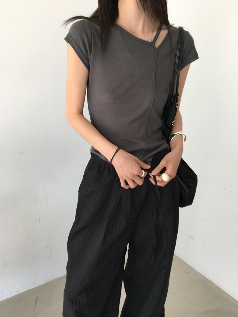 MONDAYMORING東大門㊣代購女士新款25春夏休閑熱賣推薦職業T恤MONDAYMORINGT恤