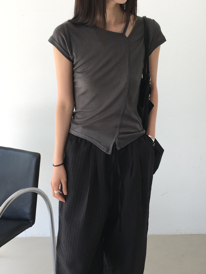 MONDAYMORING東大門㊣代購女士新款25春夏休閑熱賣推薦職業T恤MONDAYMORINGT恤