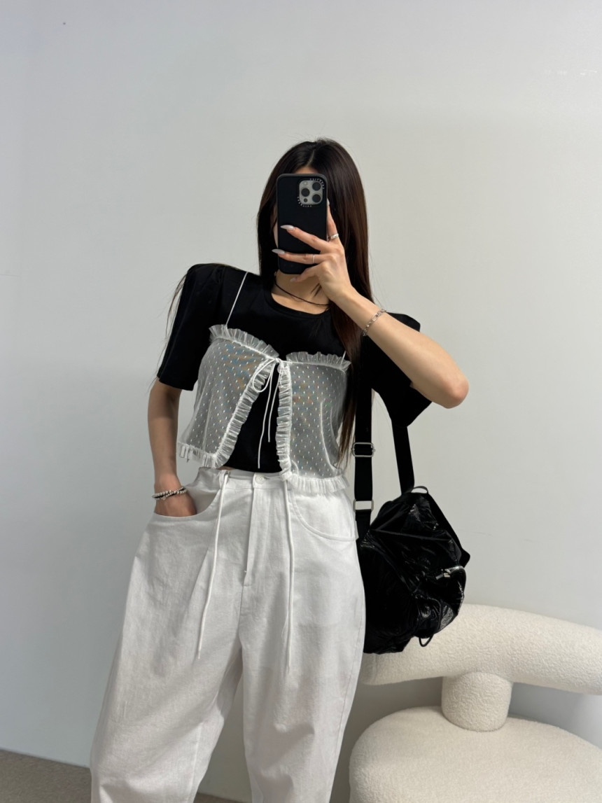 J.RITZY韓國代購㊣女士新品時尚人氣真品25春夏休閑T恤緊身J.RITZYT恤