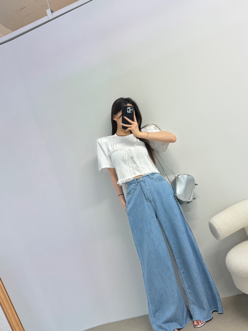 J.RITZY韓國代購㊣女士新品時尚人氣真品25春夏休閑T恤緊身J.RITZYT恤