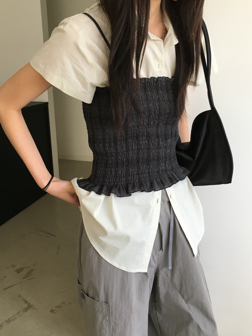 MONDAYMORING東大門㊣代購女裝新品人氣休閑25春夏襯衫蕾絲衫MONDAYMORING襯衫/蕾絲衫