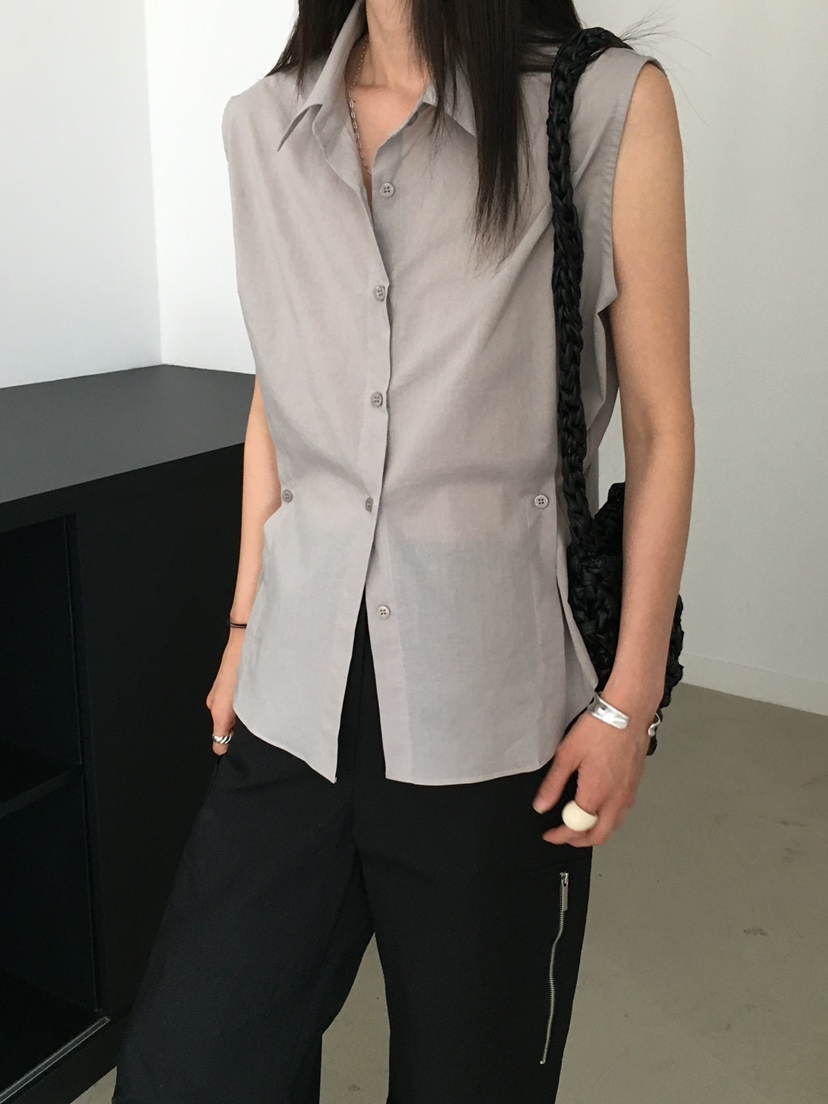 MONDAYMORING韓國直郵㊣女裝新款25春夏推薦休閑襯衫蕾絲衫MONDAYMORING襯衫/蕾絲衫