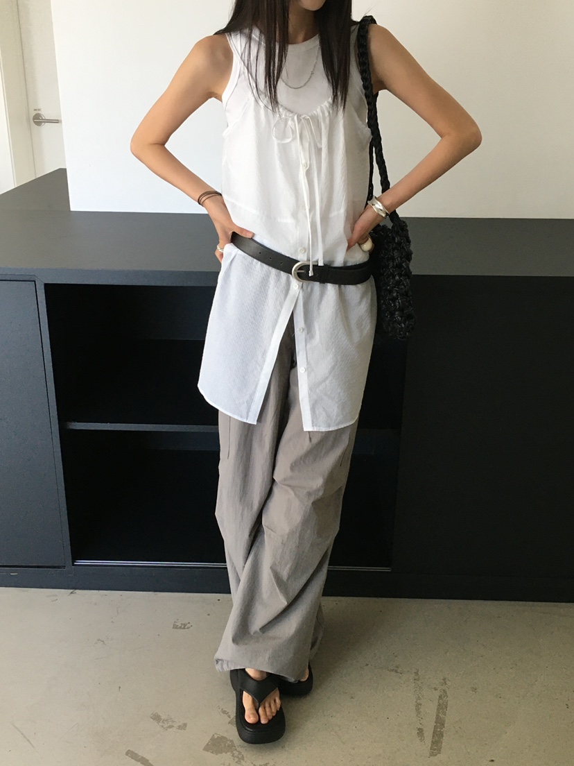 MONDAYMORING東大門㊣直郵女士新款時尚休閑推薦25春夏吊帶背心MONDAYMORING吊帶/背心