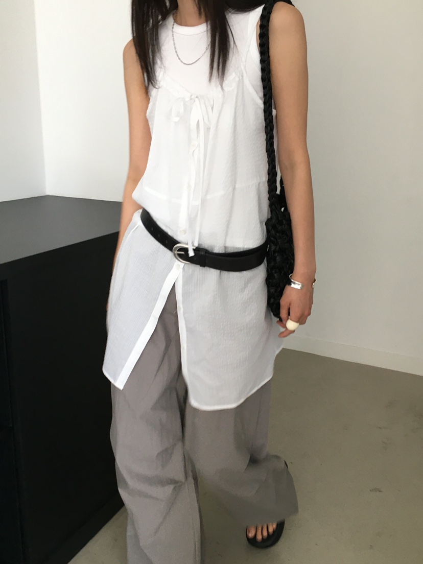 MONDAYMORING東大門㊣直郵女士新款時尚休閑推薦25春夏吊帶背心MONDAYMORING吊帶/背心