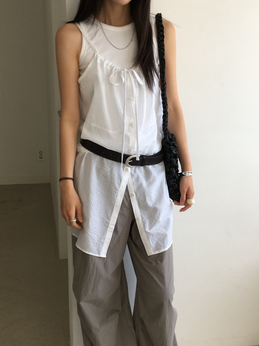 MONDAYMORING東大門㊣直郵女士新款時尚休閑推薦25春夏吊帶背心MONDAYMORING吊帶/背心