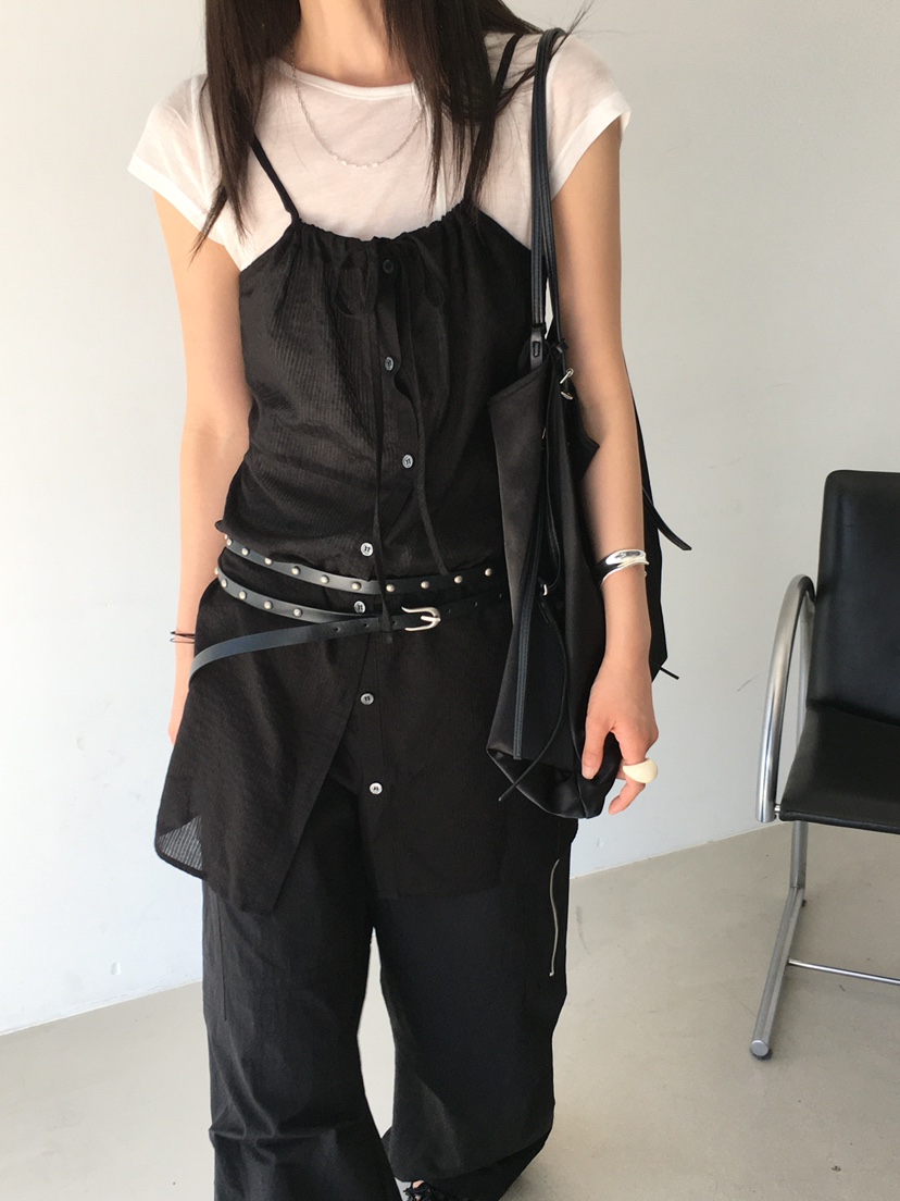MONDAYMORING東大門㊣直郵女士新款時尚休閑推薦25春夏吊帶背心MONDAYMORING吊帶/背心