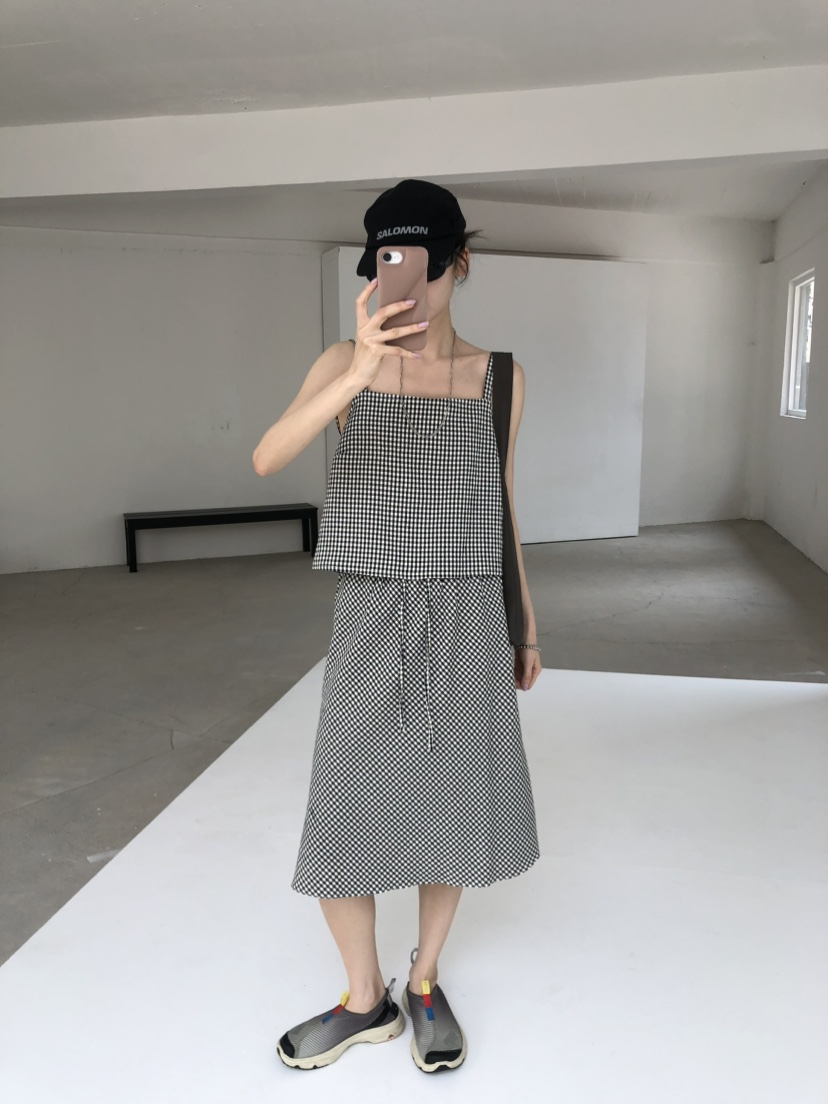FOSET東大門㊣代購女士新款熱賣休閑推薦時尚25春夏半身裙中短裙FOSET半身裙/中短裙