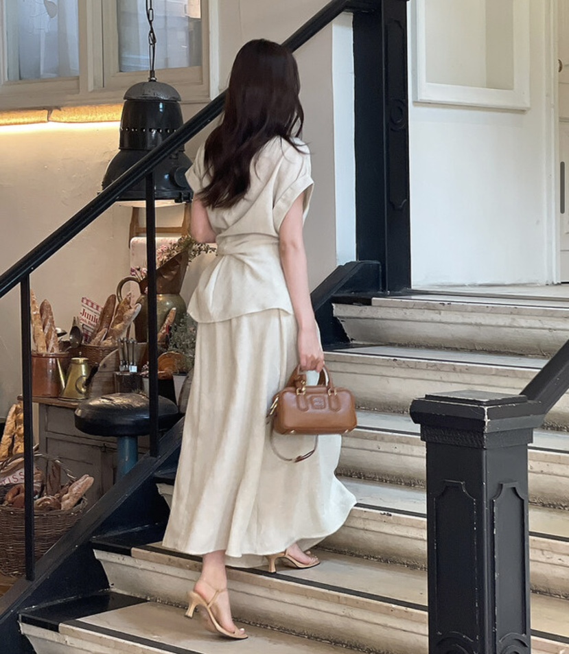 I BLLE韓國代購㊣女士新款真品25春夏職業熱賣時尚休閑套裝I BLLE套裝