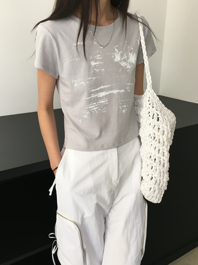 MONDAYMORING東大門㊣代購女裝新品人氣休閑真品25春夏職業T恤MONDAYMORINGT恤