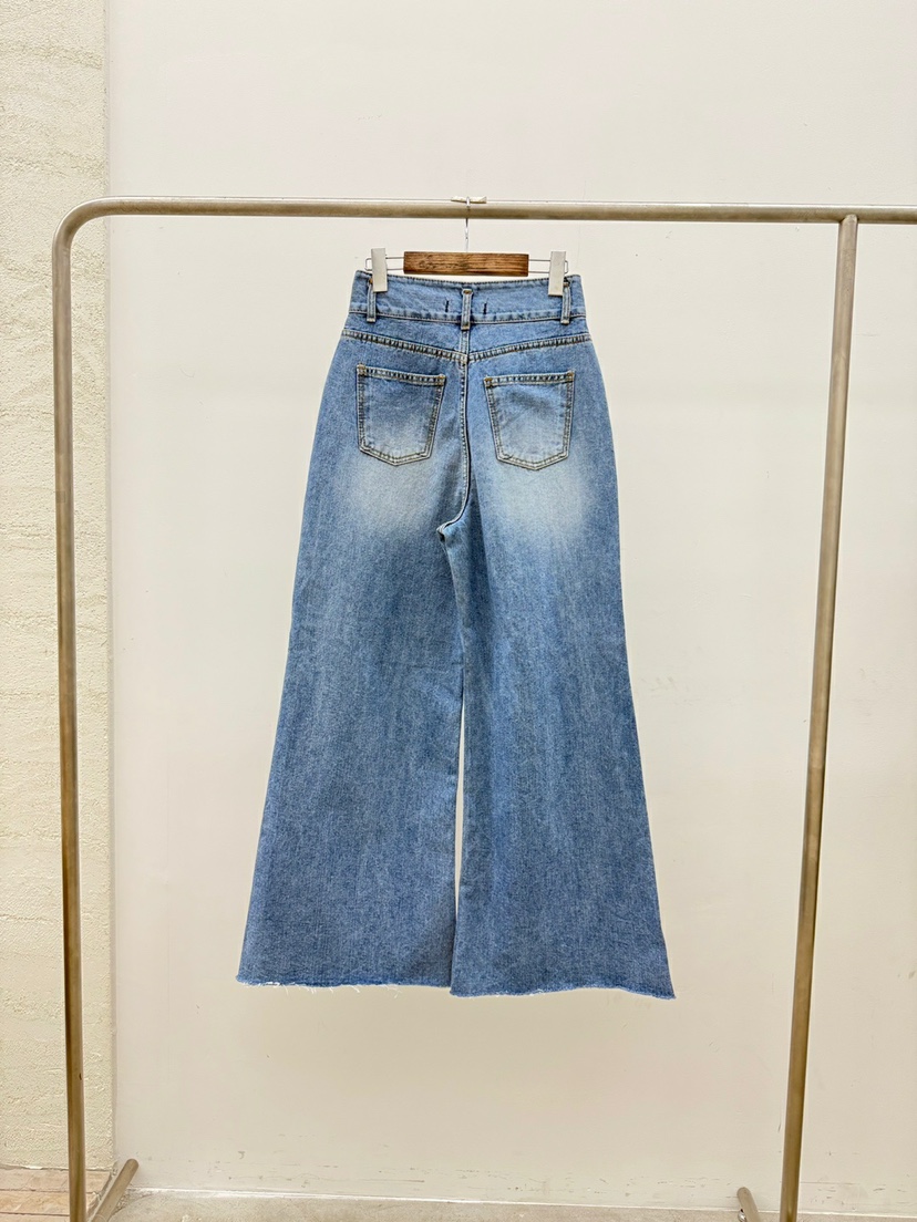 J.RITZY韓國代購㊣女裝新品熱賣休閑25春夏真品時尚牛仔褲J.RITZY牛仔褲
