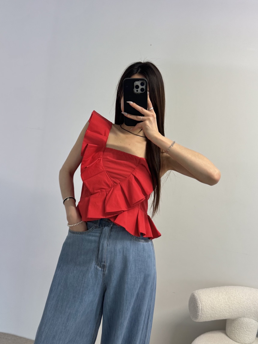 J.RITZY韓國代購㊣女裝新款人氣熱賣25春夏休閑職業吊帶背心J.RITZY吊帶/背心