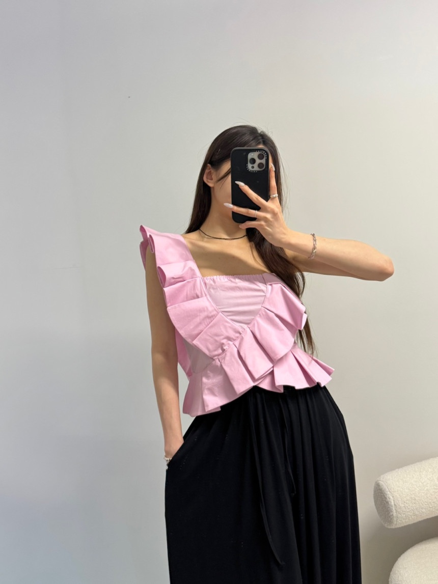 J.RITZY韓國代購㊣女裝新款人氣熱賣25春夏休閑職業吊帶背心J.RITZY吊帶/背心