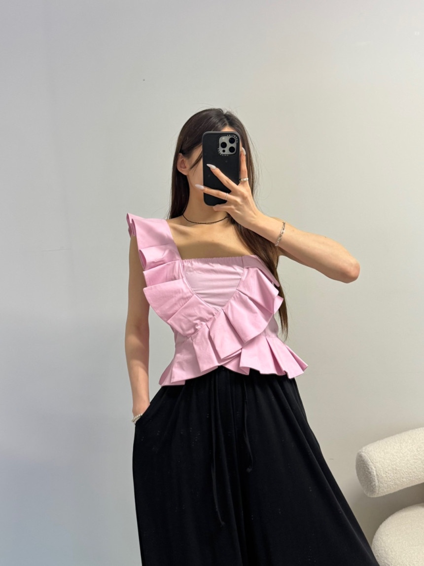 J.RITZY韓國代購㊣女裝新款人氣熱賣25春夏休閑職業吊帶背心J.RITZY吊帶/背心