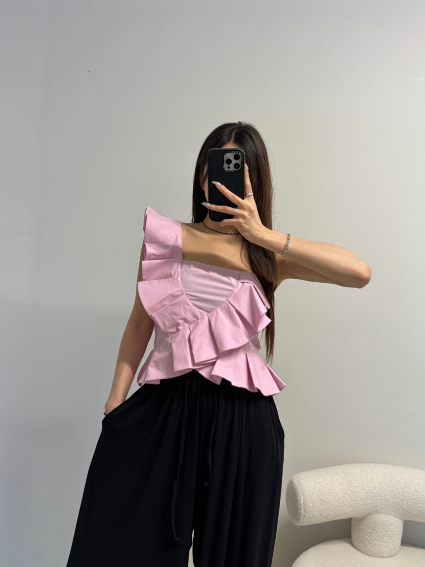 J.RITZY韓國代購㊣女裝新款人氣熱賣25春夏休閑職業吊帶背心J.RITZY吊帶/背心圖色4
