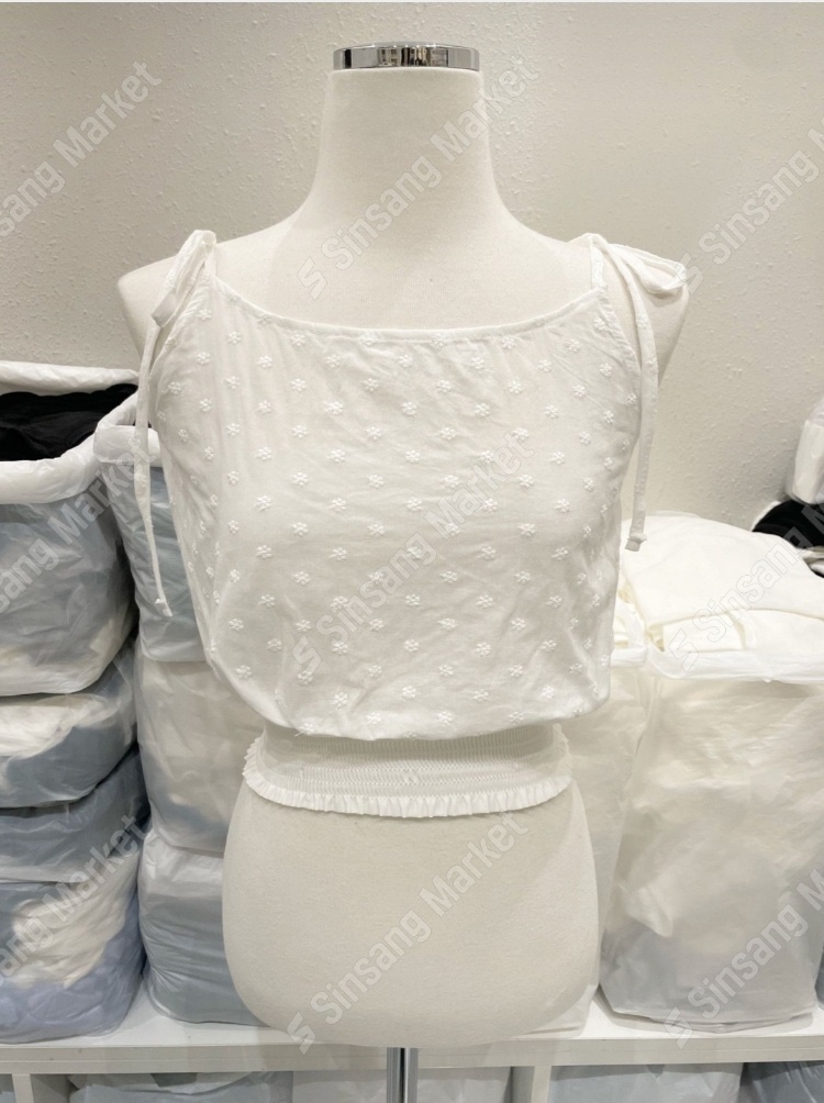 OEUF東大門㊣實拍女裝新品職業25春夏休閑推薦熱賣吊帶背心OEUF吊帶/背心圖色1
