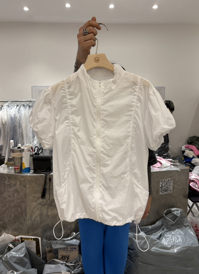 LIVE AID-P韓國代購㊣女裝新品25春夏真品熱賣人氣休閑夾克LIVE AID夾克圖色2