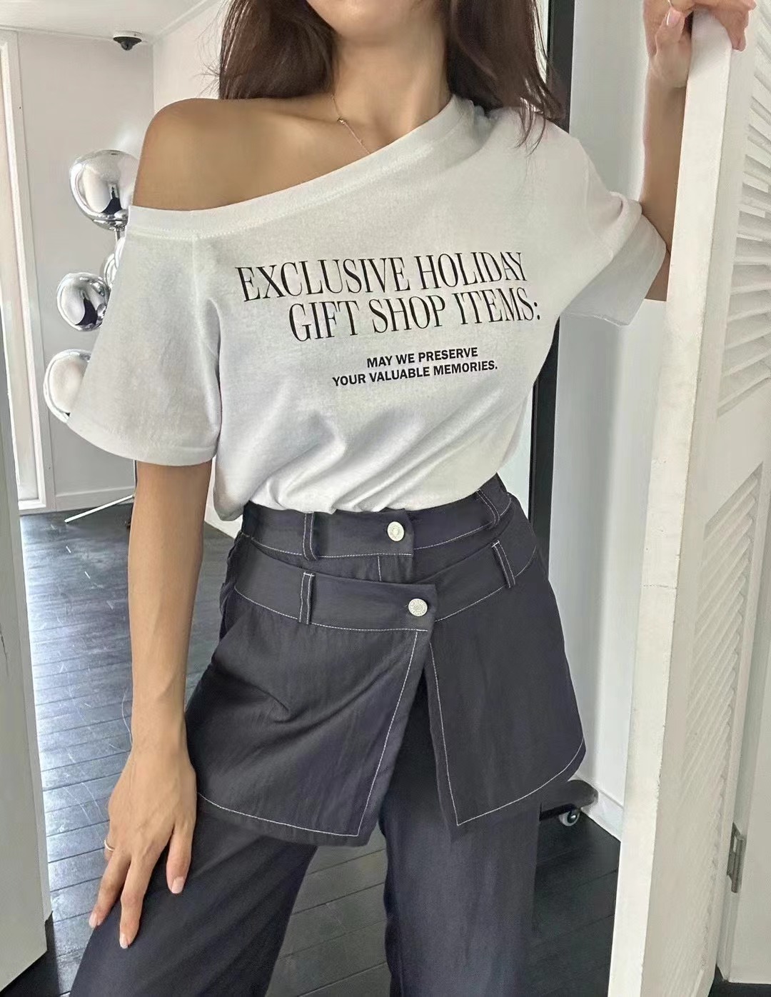 BLACK LINE東大門㊣直郵女裝新品熱賣人氣25春夏推薦職業T恤BLACK LINET恤