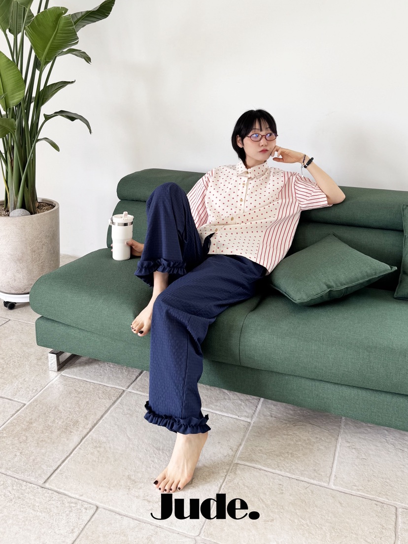 HEYJUDE韓國代購㊣女裝新款職業人氣真品推薦熱賣25春夏休閑褲HEYJUDE休閑褲