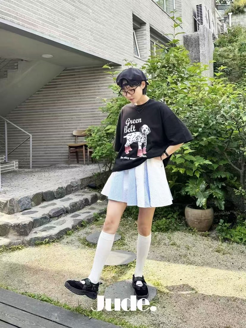 HEYJUDE東大門㊣實拍女士新品人氣真品時尚職業熱賣25春夏T恤HEYJUDET恤