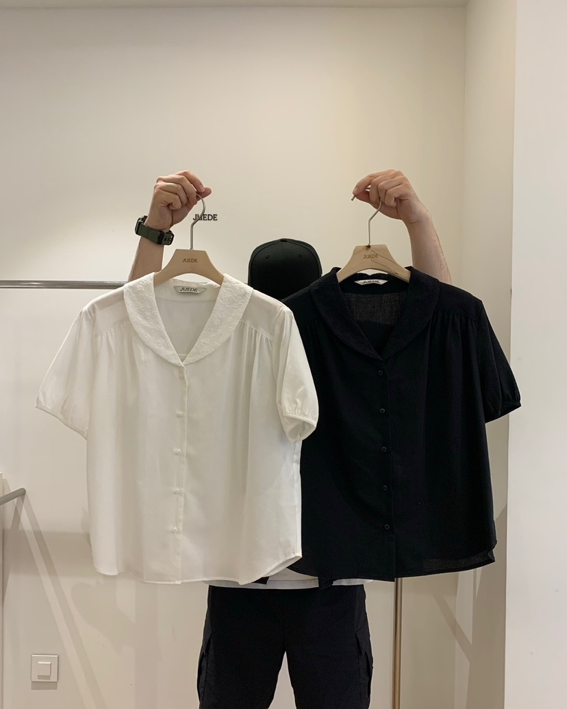 JUEDE(此品牌容易投訴)東大門㊣直郵女士新款真品襯衫蕾絲衫JUEDE襯衫/蕾絲衫