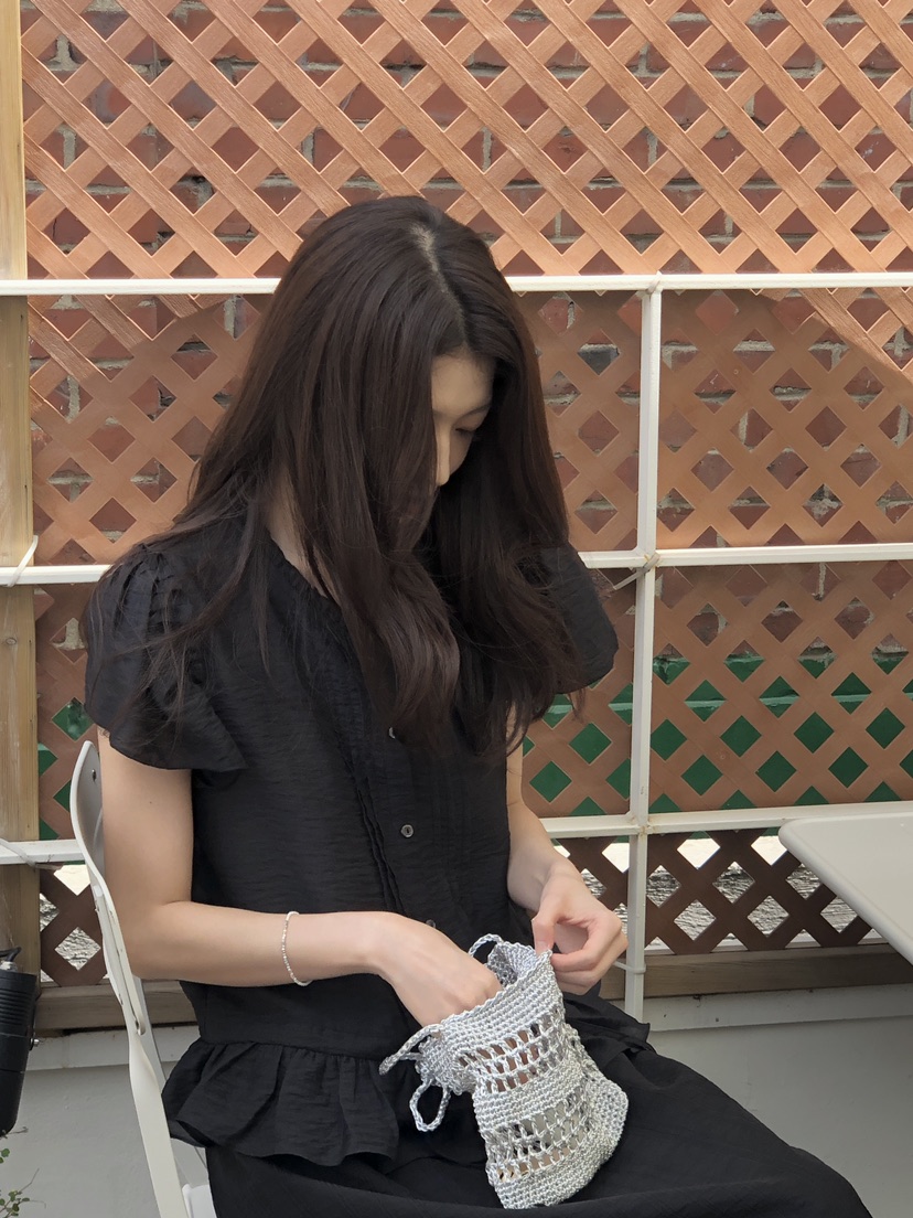ERUME韓國直郵㊣女士新款推薦人氣25春夏真品休閑襯衫蕾絲衫ERUME襯衫/蕾絲衫