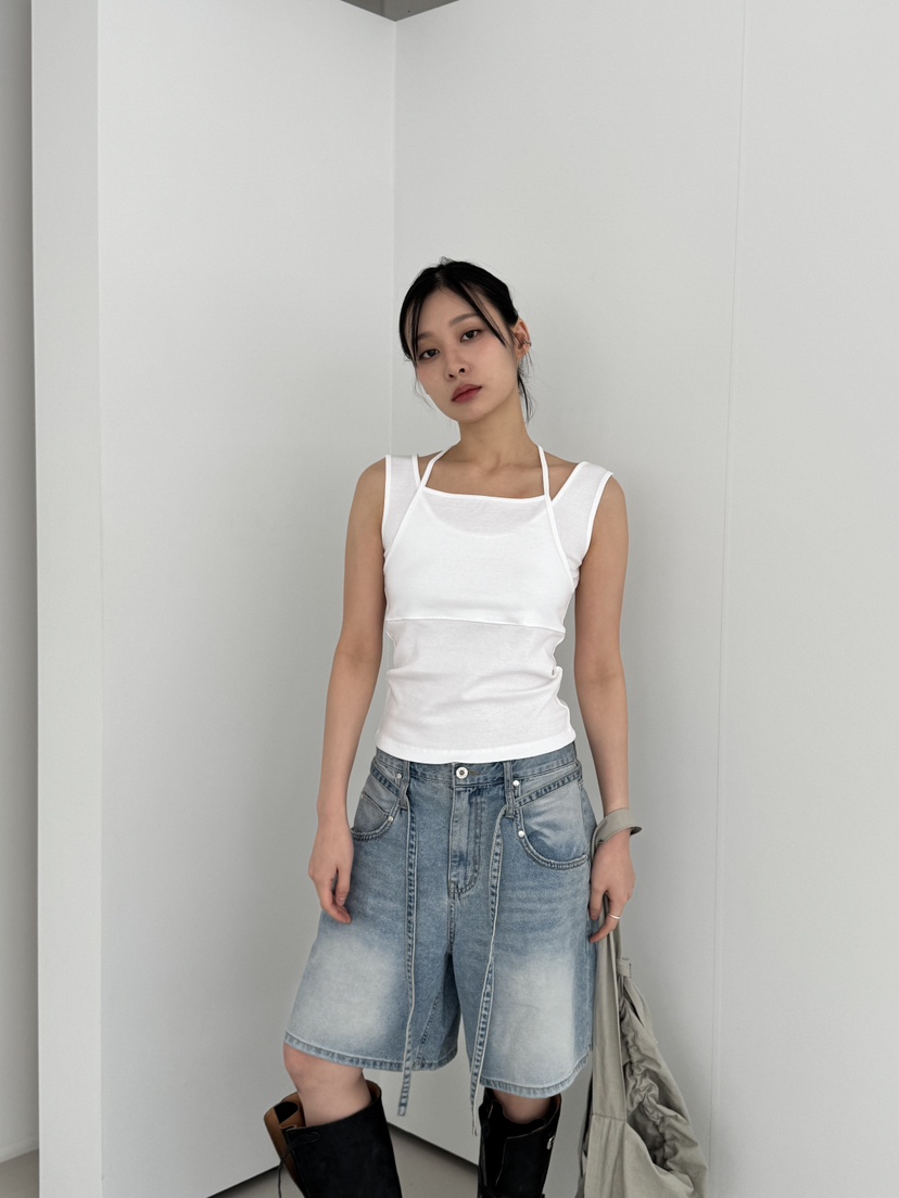 KARE/WEREPIECE東大門㊣代購女士新款25春夏真品人氣吊帶背心KARE/WEREPIECE吊帶/背心