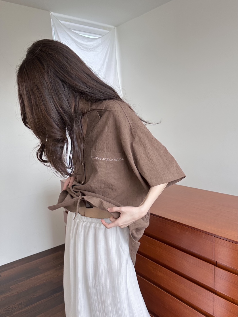 ERUME韓國代購㊣女裝新品推薦真品熱賣人氣職業休閑襯衫蕾絲衫ERUME襯衫/蕾絲衫