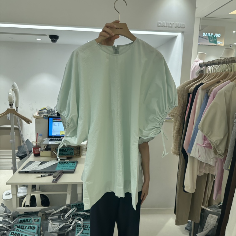 DAILYJUD東大門㊣代購女裝新款25春夏職業真品人氣襯衫蕾絲衫DAILY JUD襯衫/蕾絲衫
