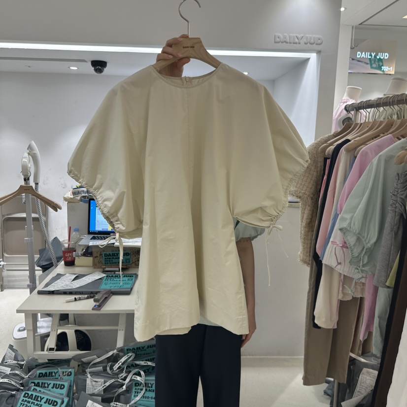 DAILYJUD東大門㊣代購女裝新款25春夏職業真品人氣襯衫蕾絲衫DAILY JUD襯衫/蕾絲衫圖色2