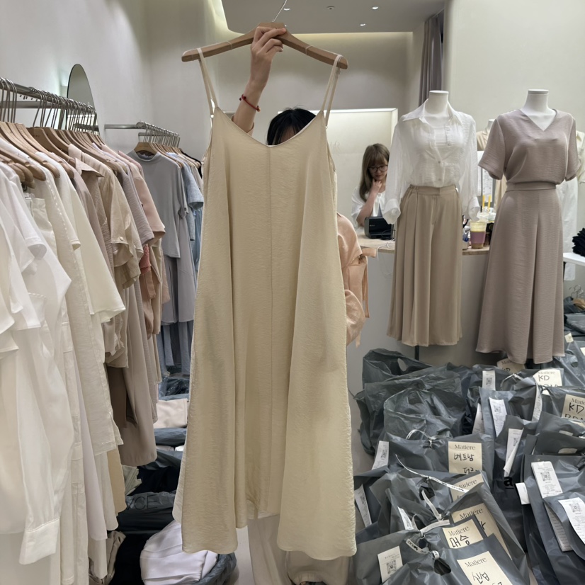 MATIERE韓國代購㊣女士新品推薦人氣職業時尚熱賣休閑連衣裙MATIERE連衣裙