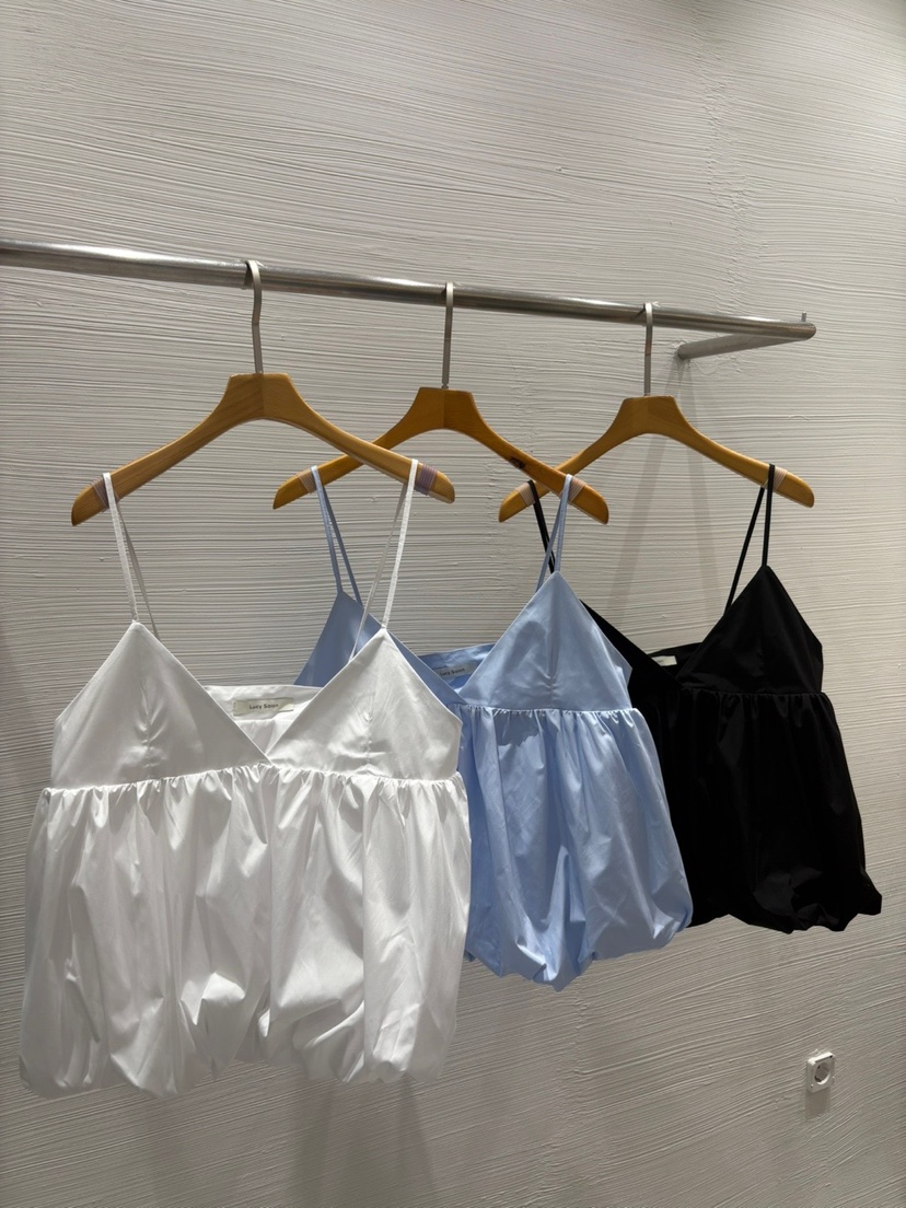 LUCY SALON韓國代購㊣女士新品25春夏推薦時尚職業吊帶背心LUCY SALON吊帶/背心