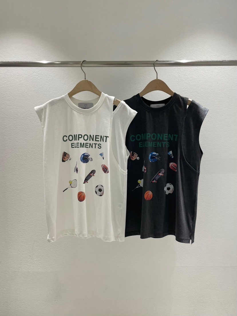 ROOMS SHOP韓國直郵㊣女裝新品熱賣真品25春夏時尚吊帶背心ROOMS_SHOP吊帶/背心