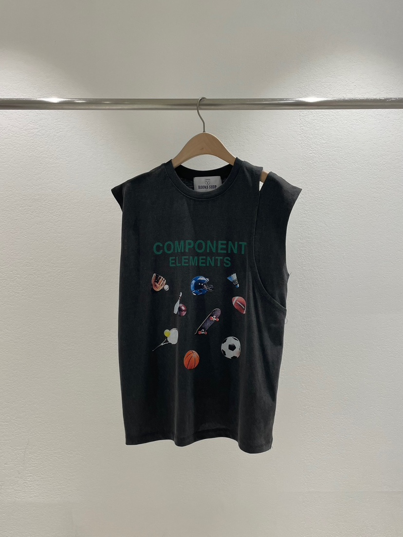 ROOMS SHOP韓國直郵㊣女裝新品熱賣真品25春夏時尚吊帶背心ROOMS_SHOP吊帶/背心圖色2