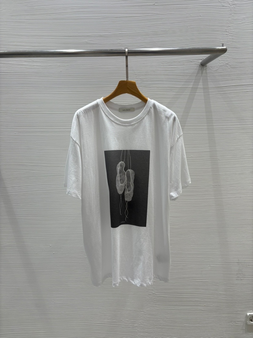 LUCY SALON韓國代購㊣女裝新品熱賣時尚休閑真品25春夏T恤LUCY SALONT恤