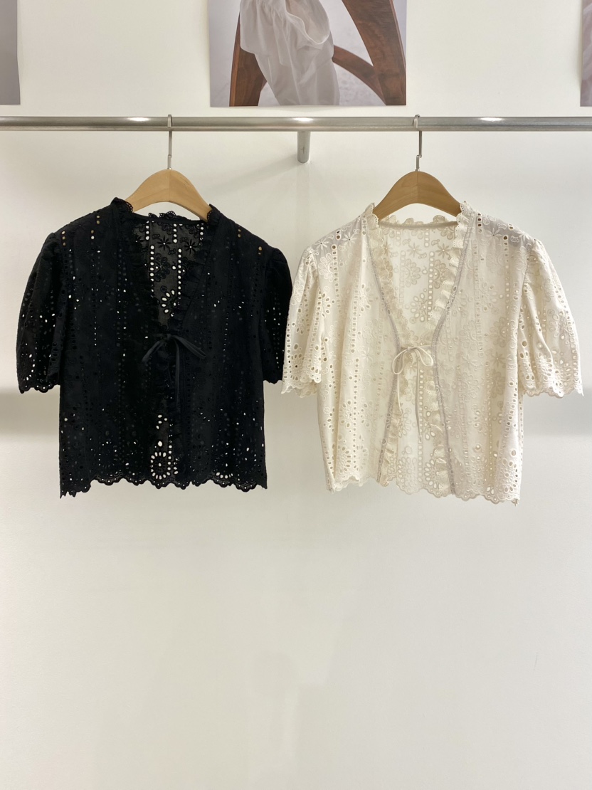 1968東大門㊣直郵女裝新品人氣職業襯衫蕾絲衫刺繡蕾絲開衫1968/YEOUYA襯衫/蕾絲衫