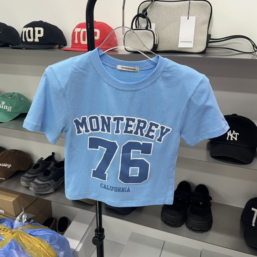 TOPDRESSING東大門㊣實拍女士新品25春夏推薦職業人氣真品T恤TOPDRESSINGT恤圖色2