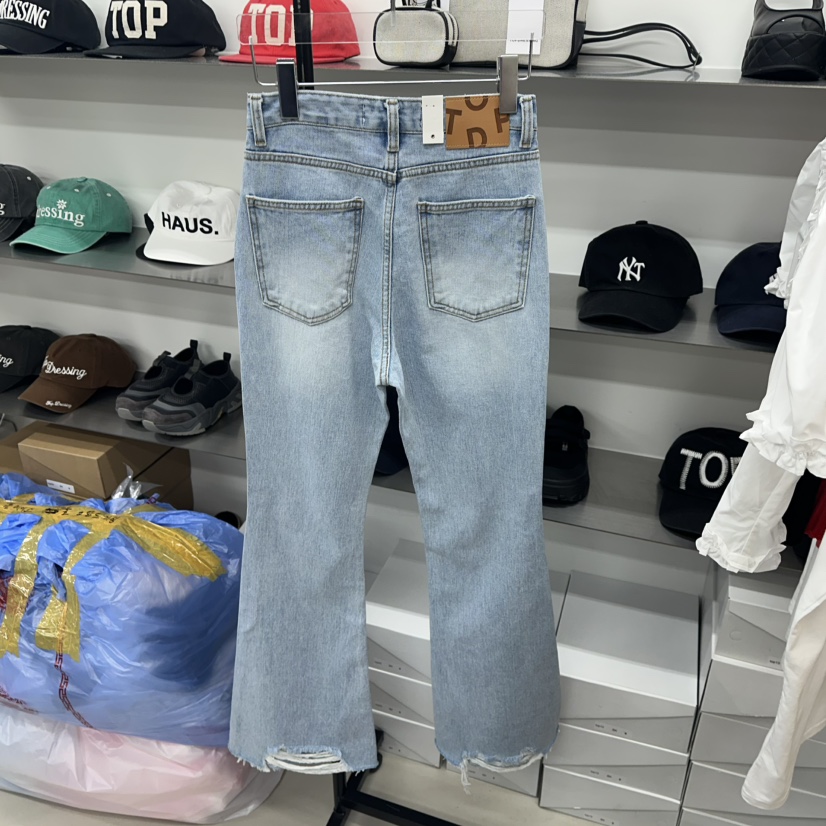 TOPDRESSING東大門㊣代購女士新品熱賣時尚人氣休閑職業牛仔褲TOPDRESSING牛仔褲
