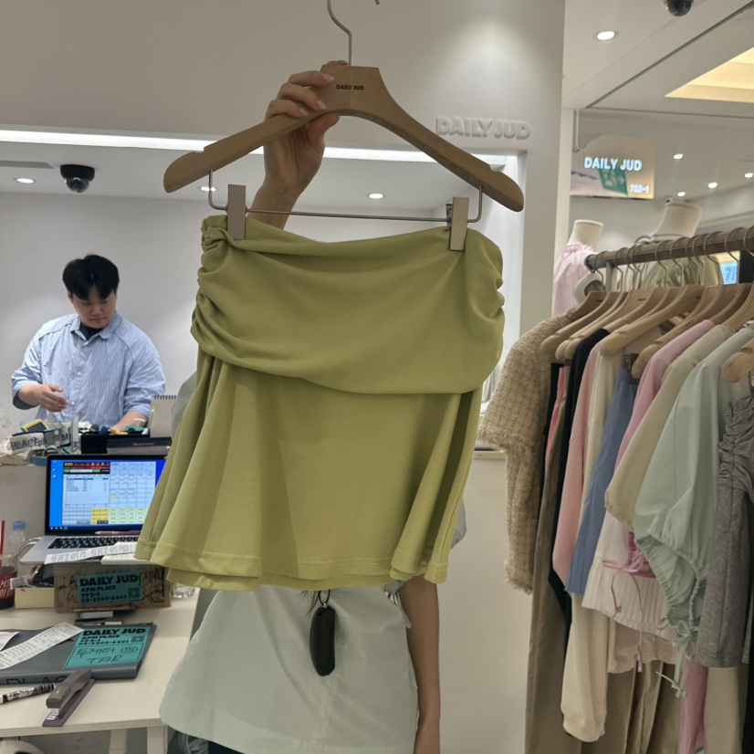 DAILYJUD韓國代購㊣女裝新品職業休閑人氣熱賣真品時尚短裙DAILY JUD短裙圖色1