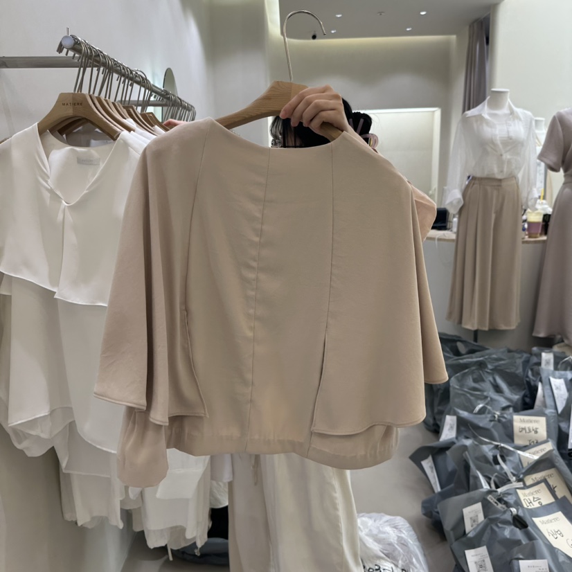 MATIERE韓國代購㊣女士新品推薦職業熱賣真品人氣襯衫蕾絲衫MATIERE襯衫/蕾絲衫