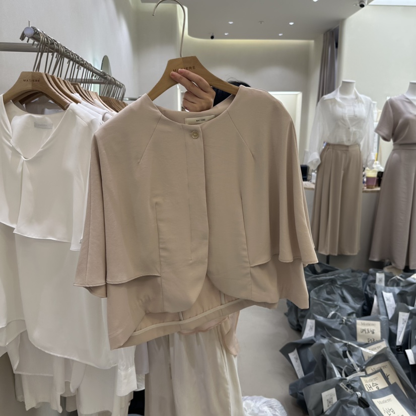 MATIERE韓國代購㊣女士新品推薦職業熱賣真品人氣襯衫蕾絲衫MATIERE襯衫/蕾絲衫