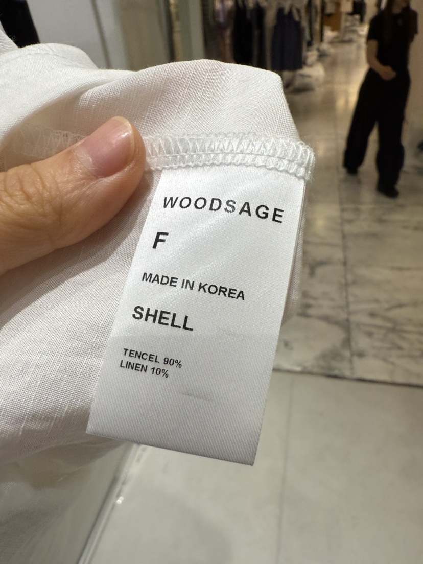 WOOD SAGE東大門㊣直郵女裝新款人氣25春夏職業熱賣吊帶背心WOOD SAGE吊帶/背心